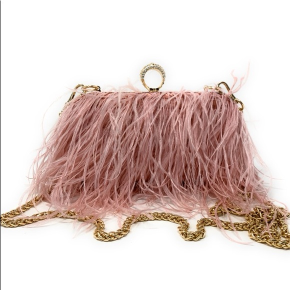 COPY - Molly Feather Clutch - Picture 1 of 6